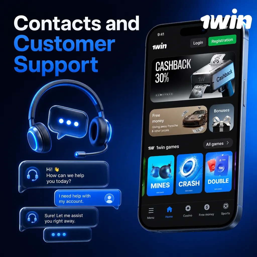 1win 24/7 customer support channels: live chat, email, Telegram, and social media for Ghanaian players